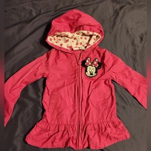 Disney Minnie Mouse girls 4T lightweight zip up